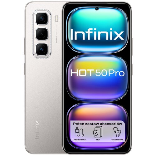 Smartfon INFINIX Hot 50 Pro 8/256GB 6.78" 120Hz Szary