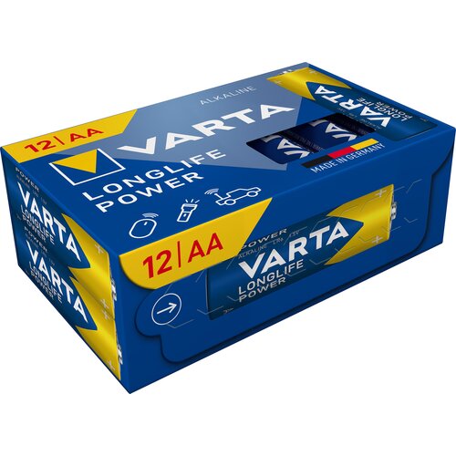 Baterie AA LR6 VARTA Longlife Power (12 szt.)