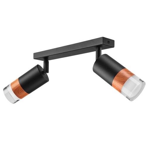 Lampa sufitowa LAMKUR Aurora LM-2.151 Czarno-dębowy