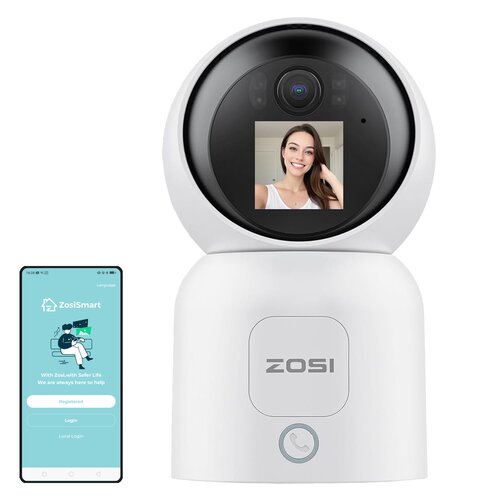 Kamera ZOSI C519M Wewnętrzna, Wi-Fi, 5G, Kamera obrotowa