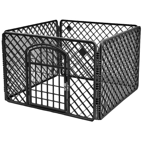 Zagroda dla psa MUFART 90 x 90 x 60 cm Czarny
