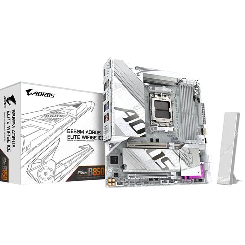 Płyta główna GIGABYTE B850M Aorus Elite WiFi 6E Ice