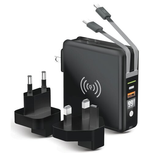 Ładowarka sieciowa FORCELL 5w1 10000mAh 20W Czarny
