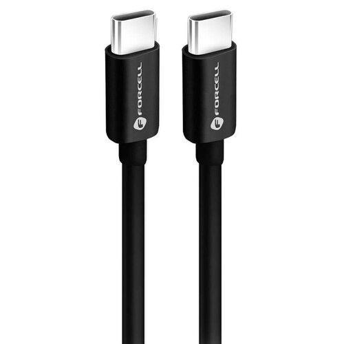 Kabel USB-C - USB-C FORCELL F-Energy C338 60W 0.5 m Czarny