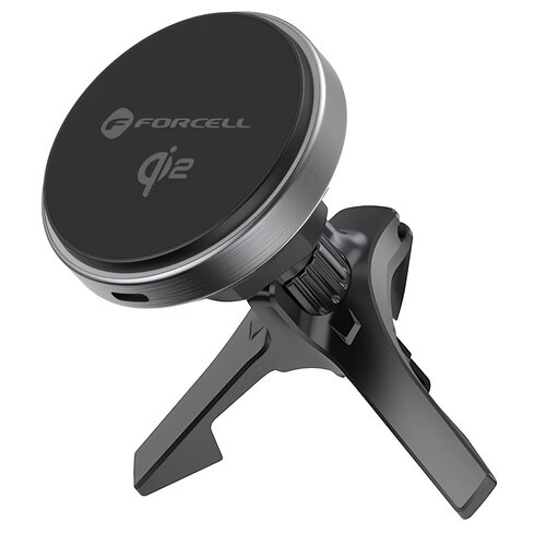 Uchwyt samochodowy FORCELL F-Grip 15W Szary