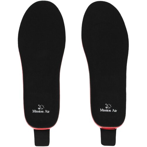 Podgrzewane wkładki do butów MISSION AIR E-Insoles (rozmiar 35-40) Czarno-czerwony