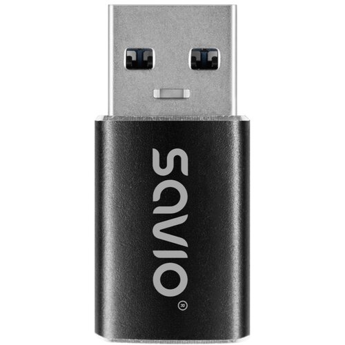 Adapter USB-C - USB 3.1 SAVIO AK-81 Czarny
