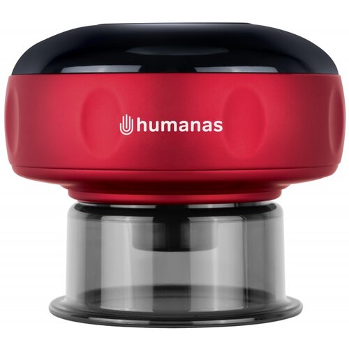 Masażer ręczny antycellulitowy HUMANAS BB01 Plus, Bańka masująca Czerwony