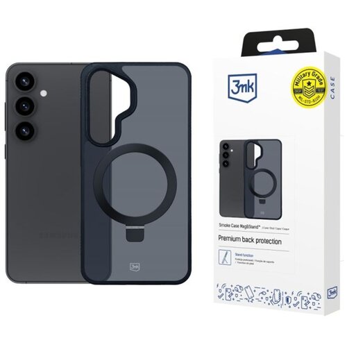 Etui 3MK Smoke Case Mag & Stand do Samsung Galaxy S25