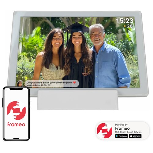 Ramka cyfrowa DENVER Frameo PFF-1070W Biały