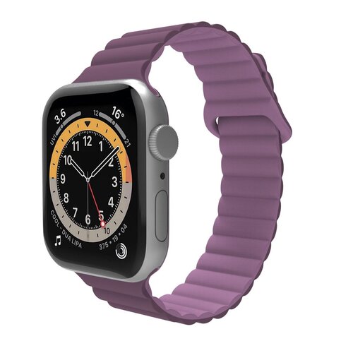 Pasek CELLY Mag do Apple Watch 8/9/10/SE/ SE 2/SE 2022/Ultra/Ultra 2 (42/44/45/49mm) Fioletowy