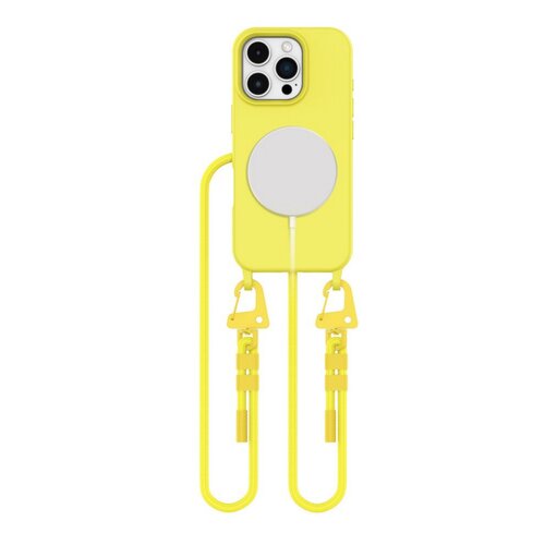 Etui TECH-PROTECT MagNecklace MagSafe do Apple iPhone 16 Pro Żółty