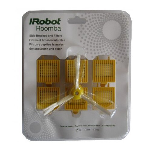 Filtres x 6 et 3 brosses latérales pour Irobot Roomba série 700