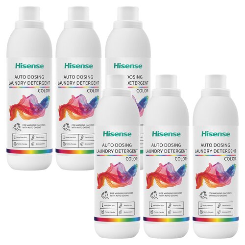 Płyn do prania HISENSE Auto Dosing Kolor 6 x 950 ml