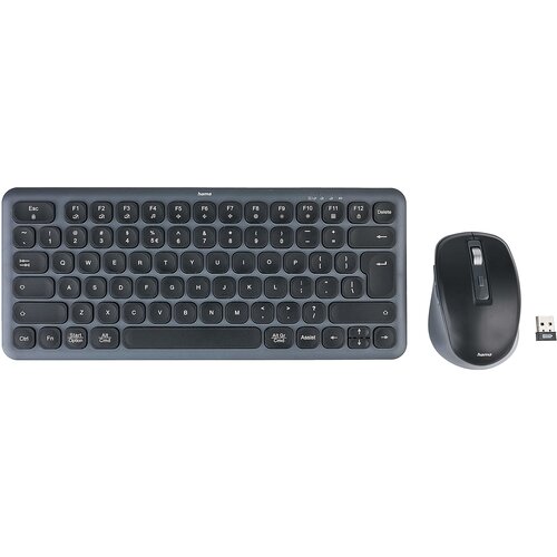 Zestaw HAMA WKM-500 Czarno-Szary