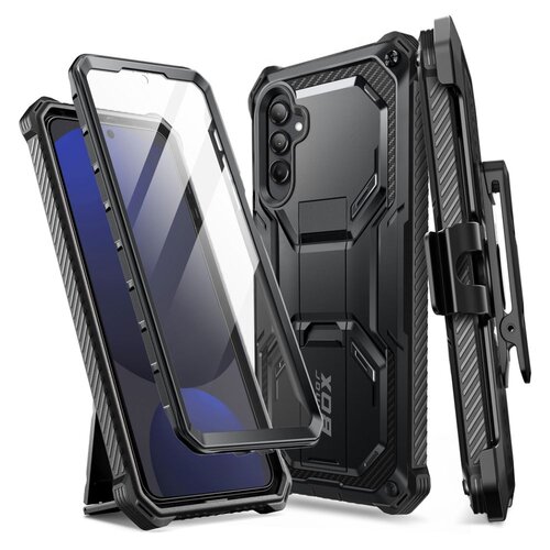 Etui SUPCASE Iblsn ArmorBox do Samsung Galaxy S24 FE Czarny