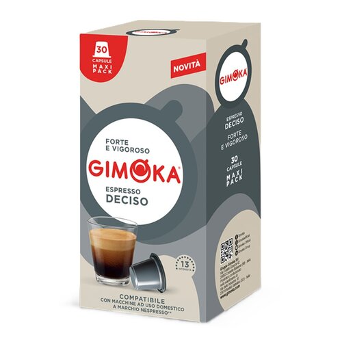 Kapsułki GIMOKA Deciso do ekspresu Nespresso (30 szt.)
