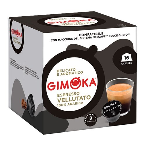 Kapsułki GIMOKA Vellutato do ekspresu Nescafe Dolce Gusto (16 szt.)