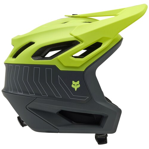 Kask rowerowy FOX Dropframe Pro Runn Czarno-żółty MTB (rozmiar L) MIPS