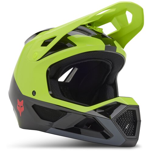 Kask rowerowy FOX Rampage Barge Fluorescent Żółty MTB (rozmiar S) MIPS