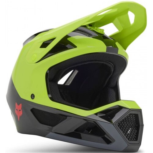 Kask rowerowy FOX Rampage Barge Żółty MTB (rozmiar L) MIPS
