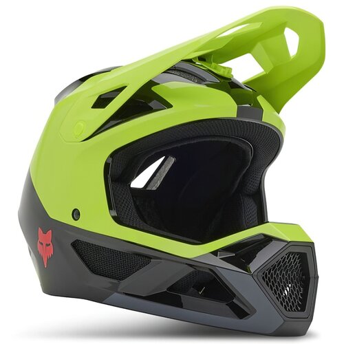 Kask rowerowy FOX Rampage Junior Barge Fluorescent Żółty dla Dzieci MIPS (rozmiar L) MIPS