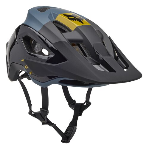 Kask rowerowy FOX Speedframe Pro Klif CE Czarno-niebieski MTB (rozmiar S) MIPS