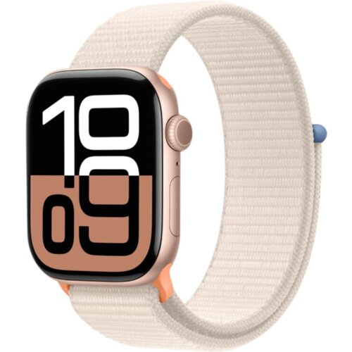 Pasek CRONG Nylon do Apple Watch (38/40/41/42mm) Kremowy