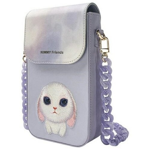Torebka NIMMY Big Eyed Pet 2.0 Rabbit Fioletowy