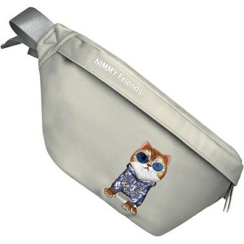 Saszetka NIMMY Crossbody Glasses Cool Cat Szary