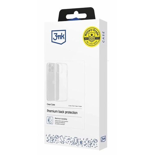 Etui 3MK Clear Case do Motorola Moto G15 Przezroczysty