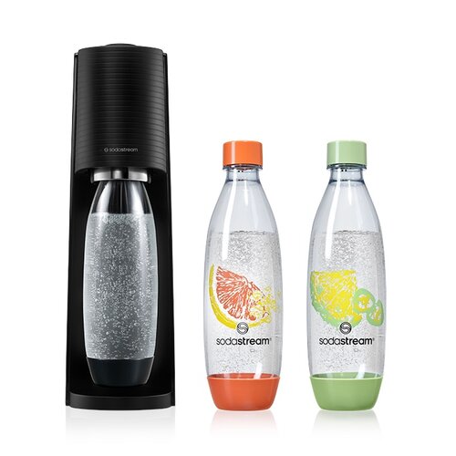 Saturator SODASTREAM Terra Czarny + 3 butelki