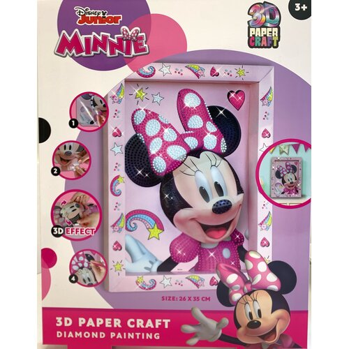 Zestaw kreatywny CANENCO Disney Junior Minnie Diamond Painting 3D MM24333