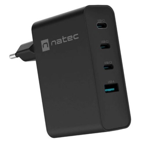 Ładowarka sieciowa NATEC Ribera 100W GaN Czarny