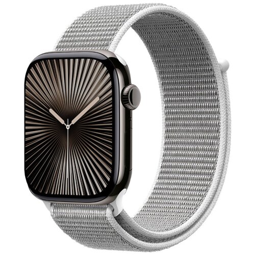 Pasek CRONG Nylon do Apple Watch (44/45/46/49mm) Szary