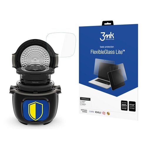 Szkło hybrydowe 3MK FlexibleGlass Lite do Tefal Cook4Me Touch CY9128 / Touch Pro CY9431