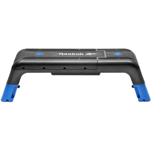 Step z funkcją ławki REEBOK RAP-15170BL DECK Czarno-niebieski