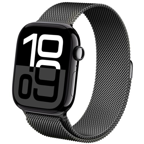 Pasek CRONG Milano Steel do Apple Watch (38/40/41/42mm) Grafitowy