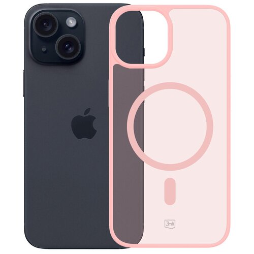 Etui 3MK Colorfull Guardx MagCase do Apple iPhone 15 Różowy