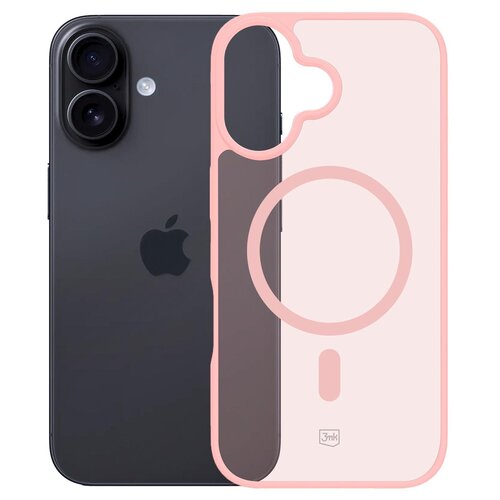 Etui 3MK Colorfull Guardx MagCase do Apple iPhone 16 Różowy