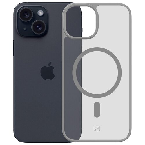 Etui 3MK Colorfull Guardx MagCase do Apple iPhone 15 Szary