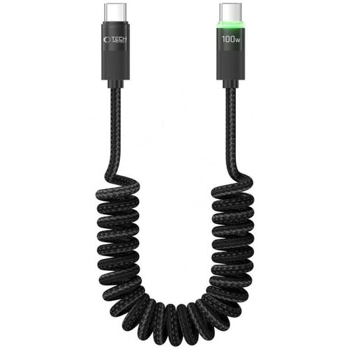Kabel USB Typ-C - USB Typ-C TECH-PROTECT UB20T Ultraboost 100W 1.8 m Czarny