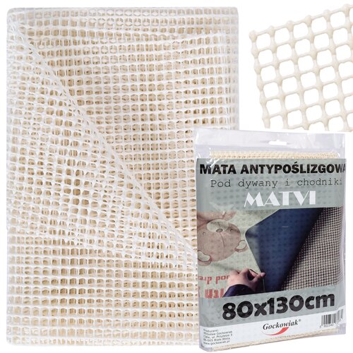 Mata pod dywan GOCKOWIAK Matvi 80 x 130 cm Kremowy
