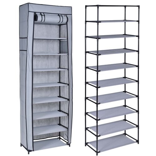 Szafka tekstylna GOCKOWIAK Lea (57 x 29 x 172) Szary