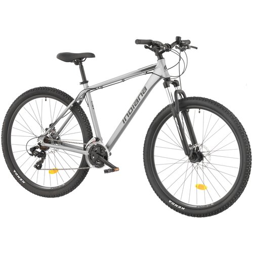 Rower górski MTB INDIANA X-Pulser 1.9 M21 29 cali męski Szaro-czarny