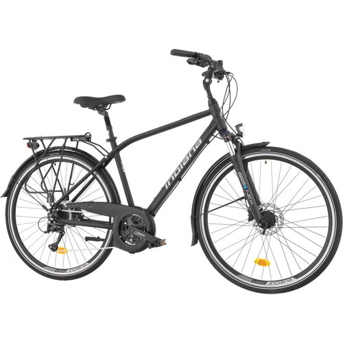 Rower trekkingowy INDIANA X-Road 4.0 M19 28 cali męski Czarno-srebrny