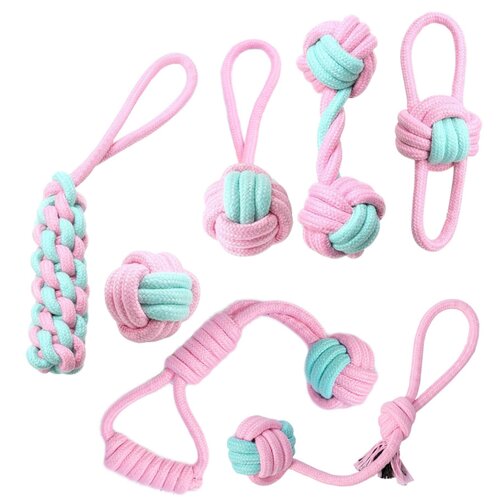 Szarpak dla psa ZWIERZOPASJA Pinky (7 szt.)