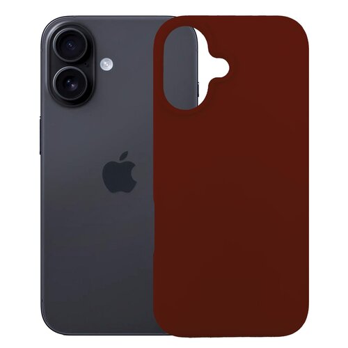Etui 3MK Matt Guardx do Apple iPhone 16 Czerwony