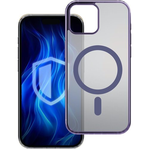 Etui 3MK Frosty Guardx MagCase do Apple iPhone 15 Fioletowy
