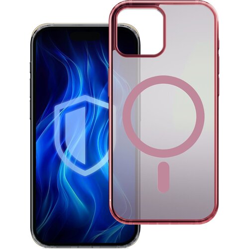 Etui 3MK Frosty Guardx MagCase do Apple iPhone 15 Różowy